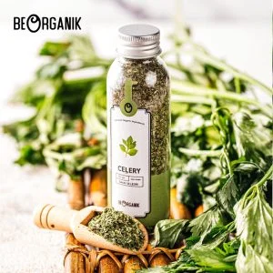 Beorganik Dried Celery Flakes / Daun Seledri Kering 15gr