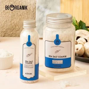 Beorganik Natural Sea Salt Coarse / Garam Laut Organik Kasar
