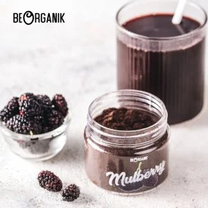 Beorganik Pure Mulberry Powder / Bubuk Buah Murbei 80gr