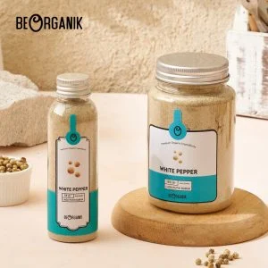 Beorganik White Pepper / Lada Putih Bubuk / Merica
