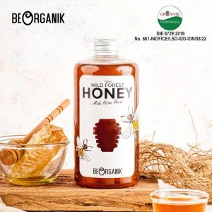 Madu Hutan Beorganik 500ml (730gr) - Natural Raw Forest Honey Asli 100%